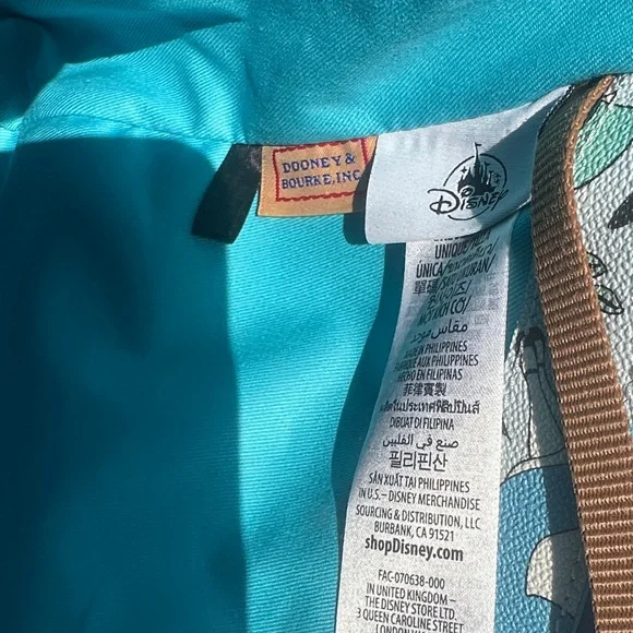 Dooney & Bourke Alice in Wonderland Tote with Blue Handles - Picture 6 of 7